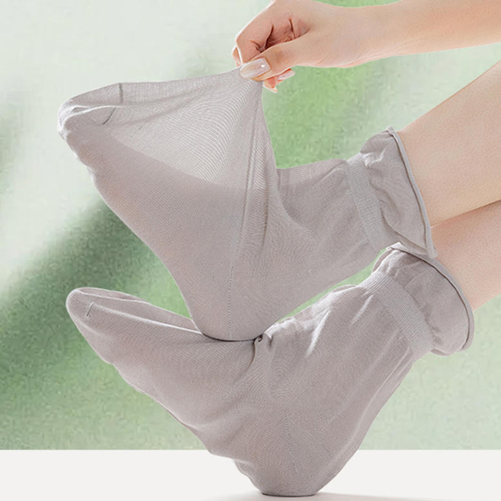 ถุงเท้าสำหรับนอนสบาย ในฤดูร้อนและห้องแอร์ แบบเบาและยืดหยุ่นสำหรับผู้หญิง