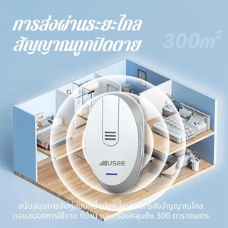 USEE C23 กริ่งประตูไร้สาย ระยะการใช้งาน 300 เมตร กันน้ำและฝุ่น ริงโทน 36 เสียง ด้วยเสียงเมโลดี้ที่สดใสหลากหลาย