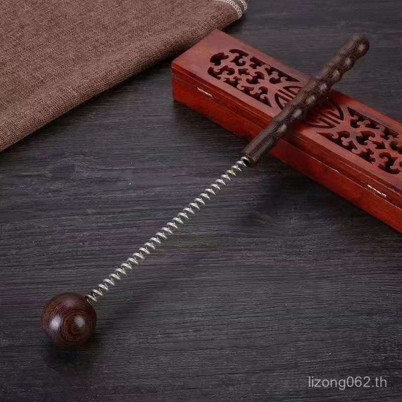 Beating นวดค้อนคู่มือขาไม้นวด Wenge นวด Beating กลับฤดูใบไม้ผลิกระดูกสันหลังส่วนคอ 5OWO