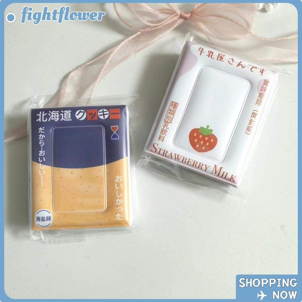 อัลบั้มการ์ด FIGHT, แฟ้มโฟโต้การ์ด PVC สไตล์ญี่ปุ่นน่ารัก, พร้อม 16 หน้าภายในฮอกไกโดสตรอเบอร์รี่นม 3 นิ้วสมุดโปสการ์ดขนาดเล็ก
