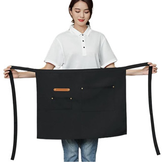 TH ผ้ากันเปื้อนครึ่งตัว ผ้าแคนวาส กันน้ำมัน สำหรับยูนิฟอร์มท…