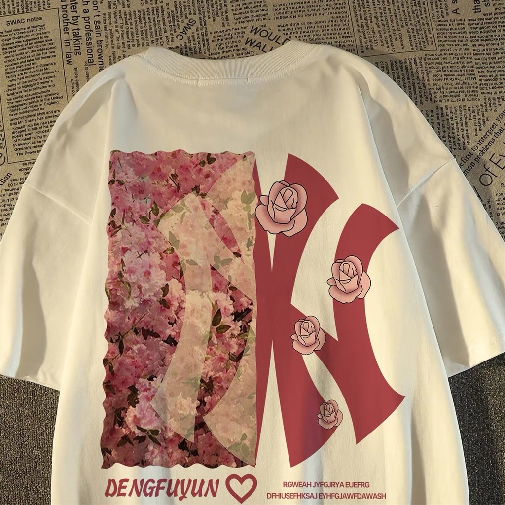 Unitee โปรแรง  เสื้อยืดแขนสั้นผู้หญิง เสื้อยืดคอตตอนแท้  S-5XL สไตล์เกาหลี ลายมินิมอล H-089 ✨