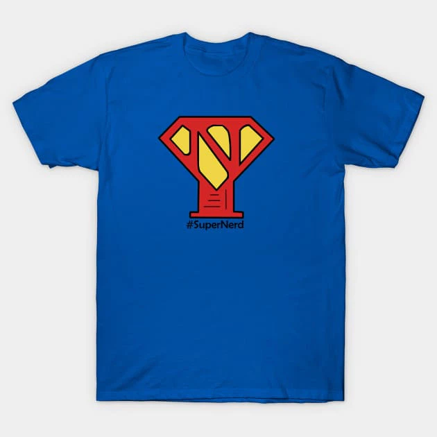 เสื้อยืด Vintage SuperNerd Cotton 100% คอกลม