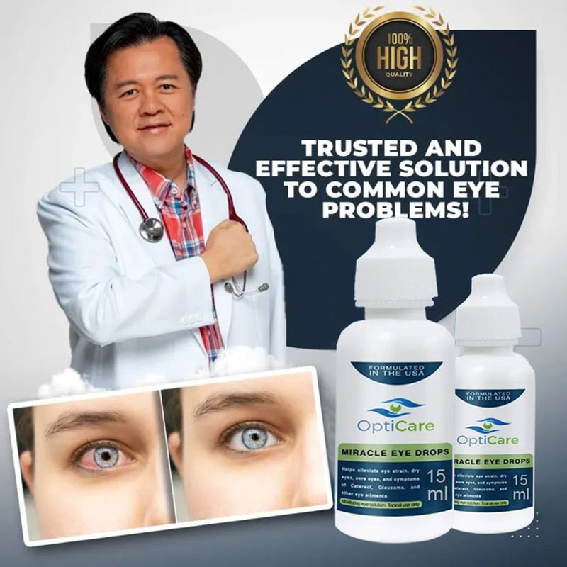 Opticare Miracle Eye Drops และ Lutein 15ml/30ml (ไม่มีกล่อง) สําหรับ Eye Care Blurry Vision