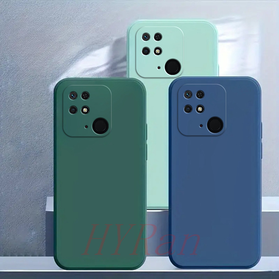 เคสโทรศัพท์ซิลิโคนสีทึบ Redmi 10C YT รูปที่ 2
