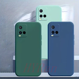 Vivo Y21 Y21S Y21T เคสโทรศัพท์ซิลิโคนสีทึบ YT