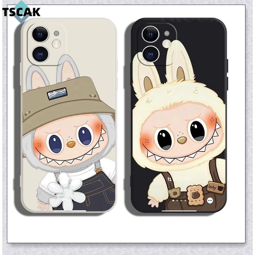 คู่ปลอกน่ารักสําหรับ OPPO A3S A5 AX5 A5S AX5S A7 AX7 A12 A12e A5 A9 A31 2020 F9 Pro การ์ตูนตรงขอบซิลิโคนนุ่มเคสโทรศัพท์