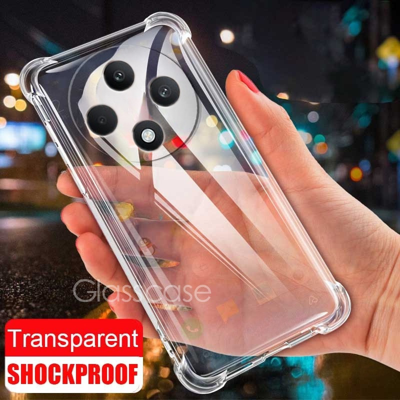 Oppo Reno 12FปลอกสําหรับOppo Reno 12 F pro 12pro Reno12F Reno12pro 5Gโปร่งใสTPUเคสโทรศัพท์นุ่มกันกระแทกป้องกันกลับป้องกันการล่มสลายนุ่มสี่มุมเพิ่มฝาครอบ