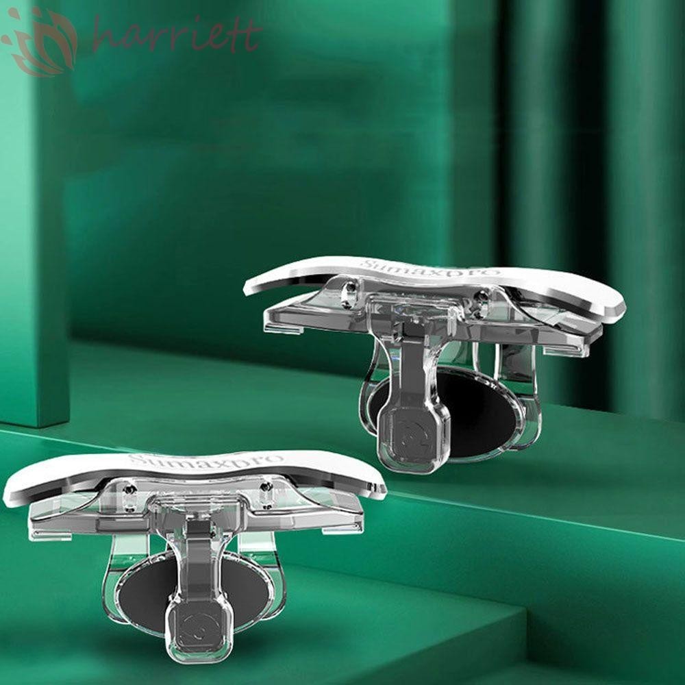 HARRIETT Gamepad Controller สําหรับ PUBG สําหรับสมาร์ทโฟนเกมทนทานยิง Trigger Controller ปุ่มปุ่ม Fir