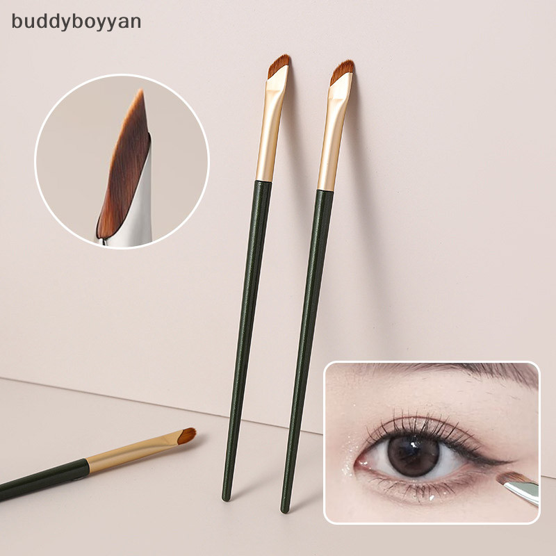 Bbth อัพเกรดอายไลเนอร์คิ้วแปรง Slang แบนเคียวใบมีดอายไลเนอร์แปรงขนสัตว์เส้นใย Eye Brow Contour เครื่องมือแต่งหน้ามืออาชีพ Vary