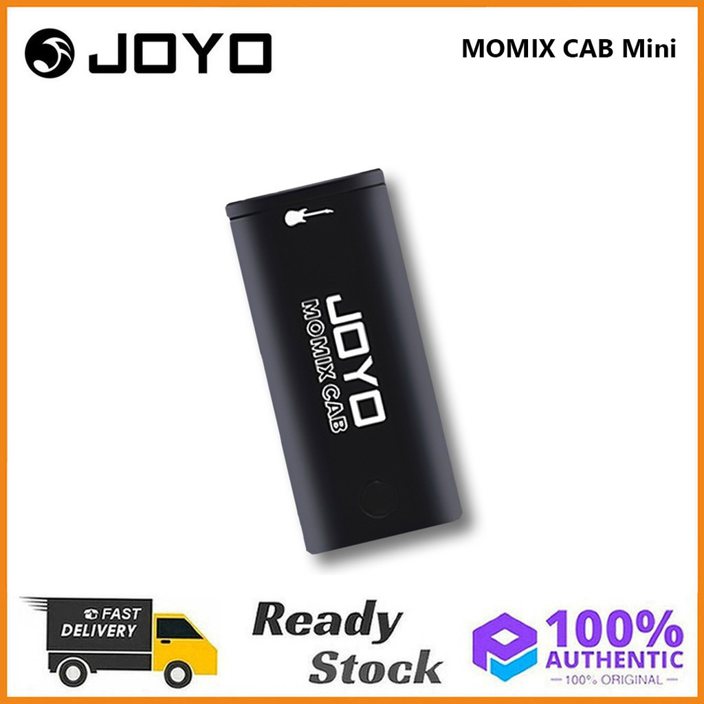 Original JOYO MOMIX CAB Mini Audio Mixer กีตาร์บันทึก Webcasting Live Stream แบบพกพาพ็อกเก็ตการ์ดเสียง Plug and Play