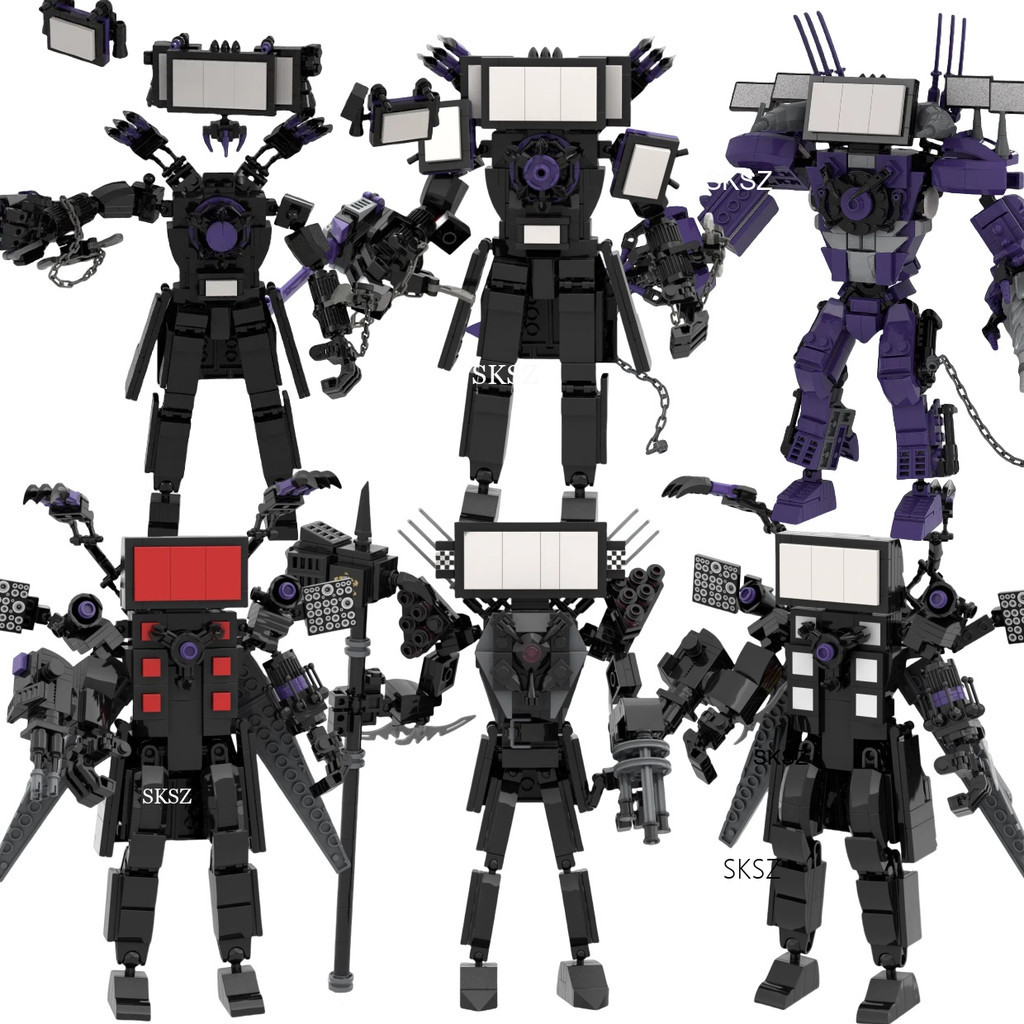 Titan King of TV Man Titan Cameraman ชุดเข้ากันได้กับ Lego Skibidi ห้องน้ํารุ่นบล็อกตัวต่อของเล่นสําหรับเด็ก