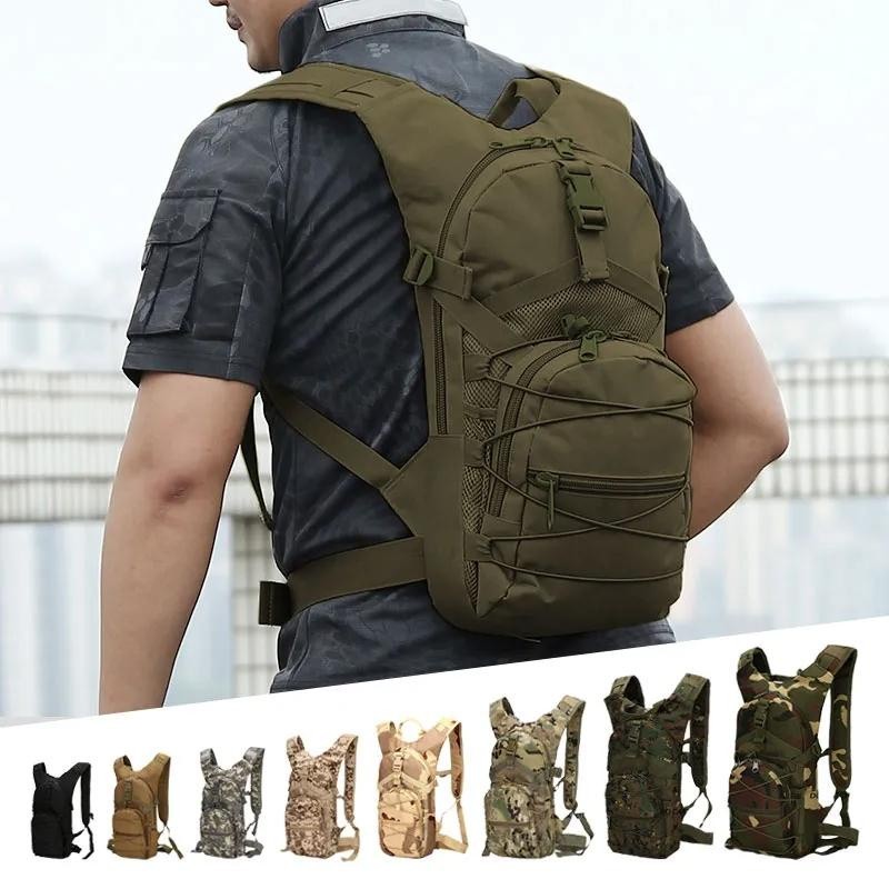 New!!20L กระเป๋าเป้สะพายหลังยุทธวิธี ทหาร กันน้ำ เดินป่ากระเป๋าเป้สะพายหลังจักรยานกีฬากลางแจ้งขี่จักรยานปีนเขา แคมป์ปิ้ง