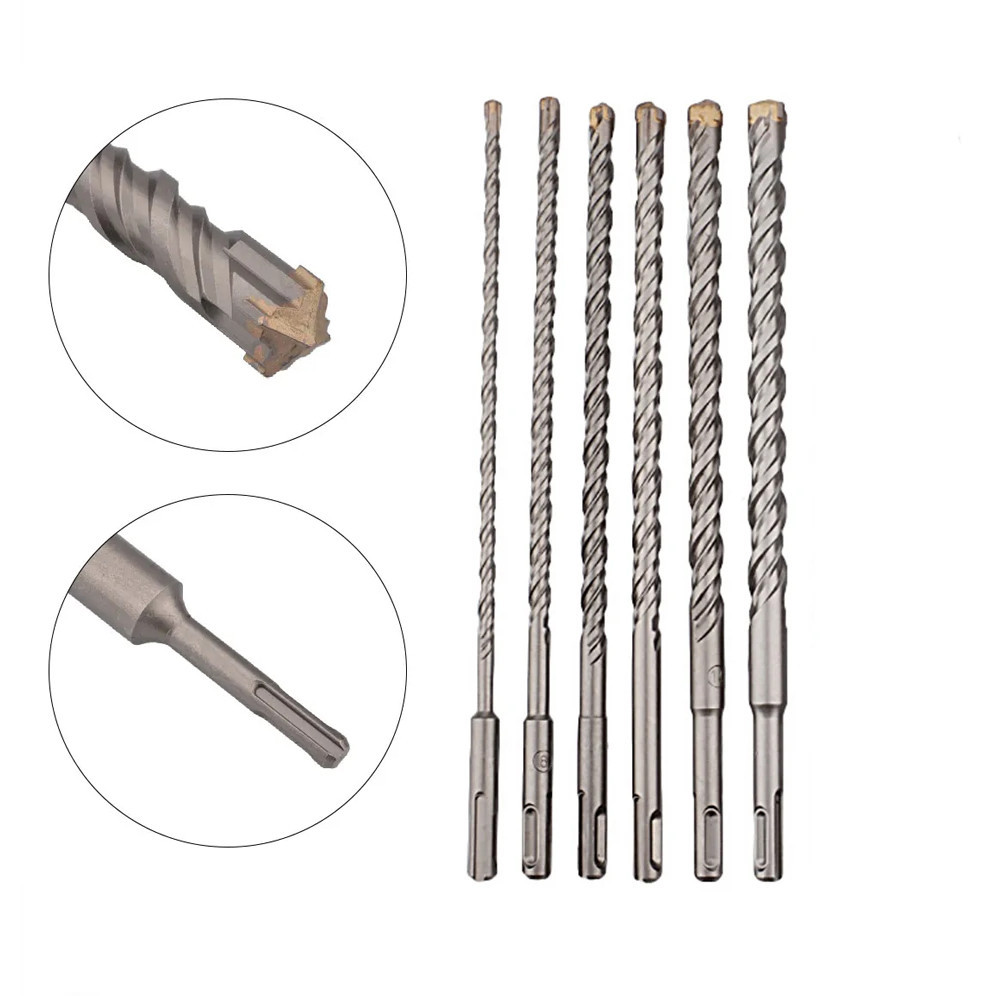 1 PC คอนกรีต SDS Plus Bit Cross หัวตัดคู่ auger ค้อน 110 มม.150 มม.160 มม.200 มม.260 มม.อิฐบล็อกค้อนไฟฟ้า Masonry Bit