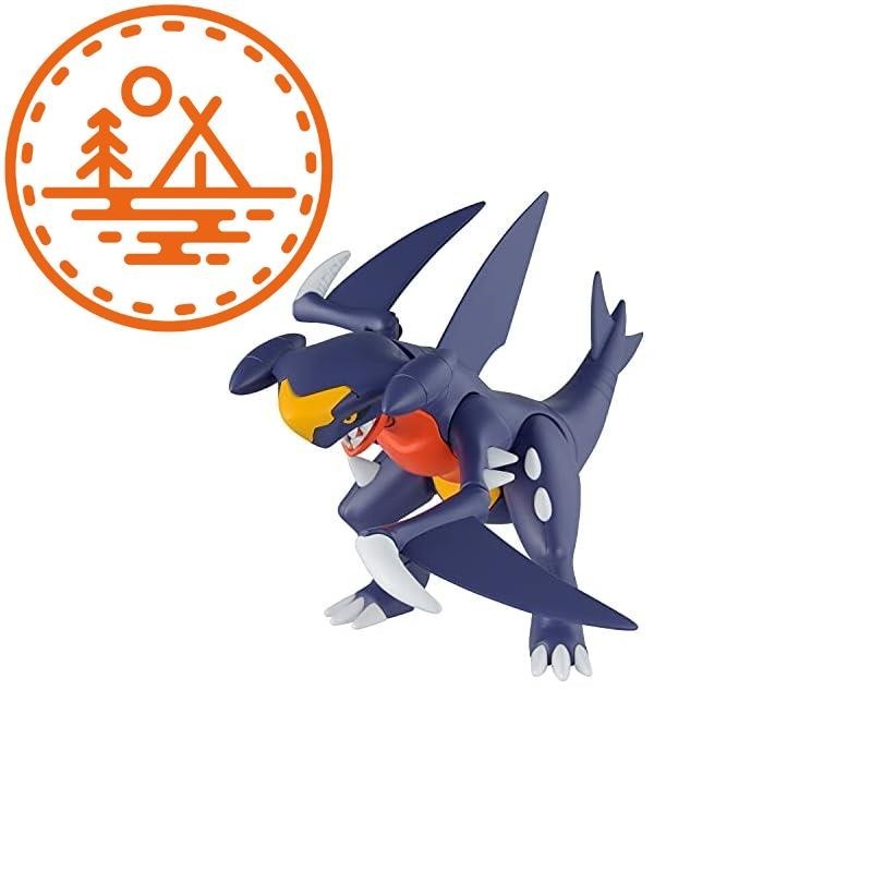 Bandai SPIRITS Pokemon Plastic Model Collection 48 Select Series Garchomp โมเดลพลาสติกแยกสี Pokemon 