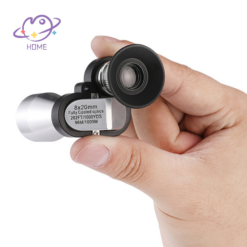 [mayhome] 8x20 HD Night Vision Goggles กล้องส่องทางไกลมุมขนาดเล็กแบบพกพากันน้ํา High Power Low Light Night Vision HD Pocket Monocular {TH}