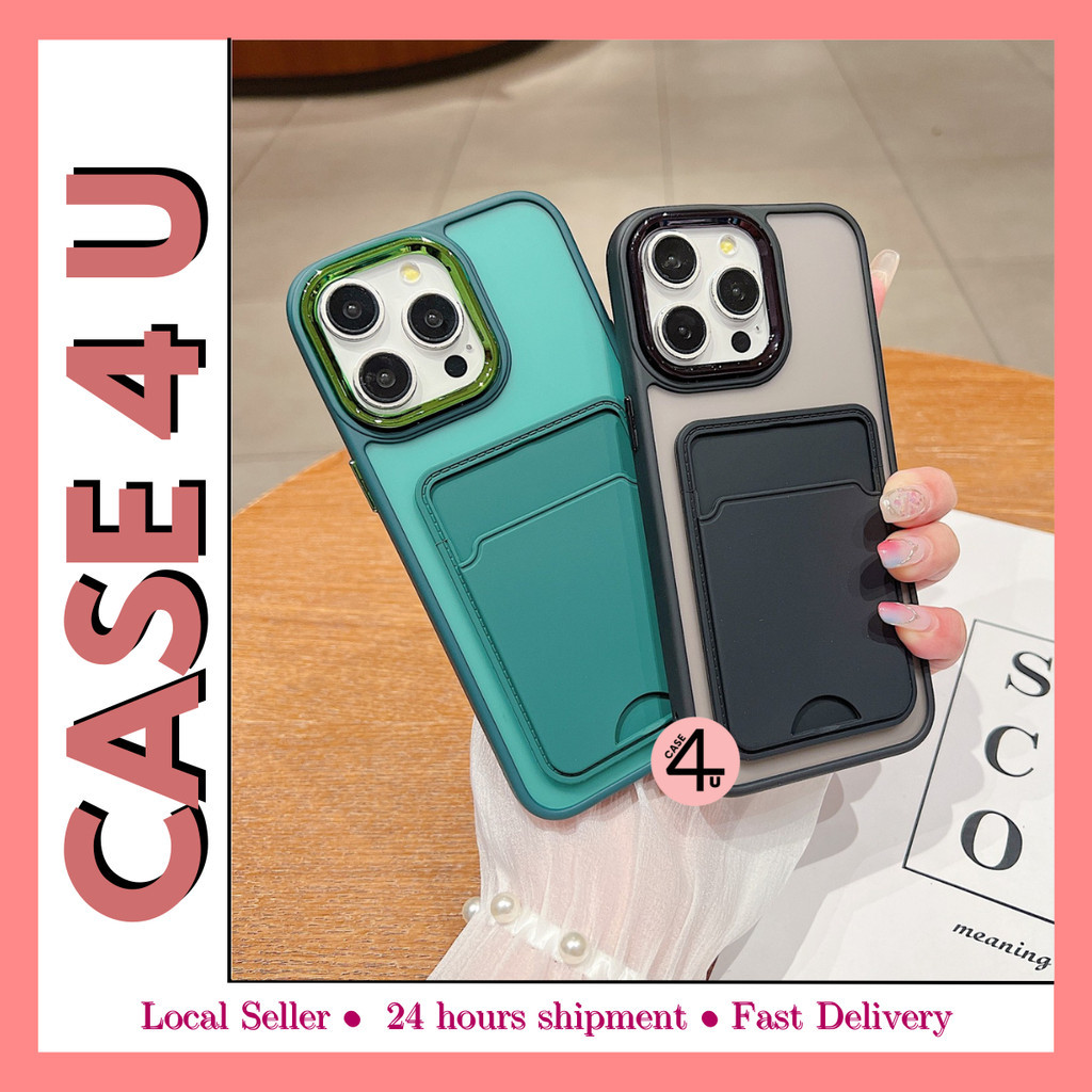 Realme C11 2020 C21y C25y C30 C30s C33 C55 chrome matte card slot case