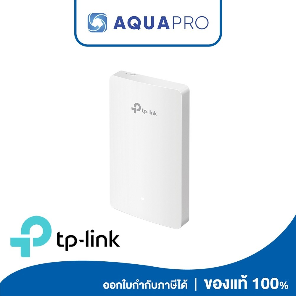 TP-LINK EAP615-WALL | AX1800 Wall-Plate Dual-Band Wi-Fi 6 Access Point ประกันศูนย์ไทย By Aquapro