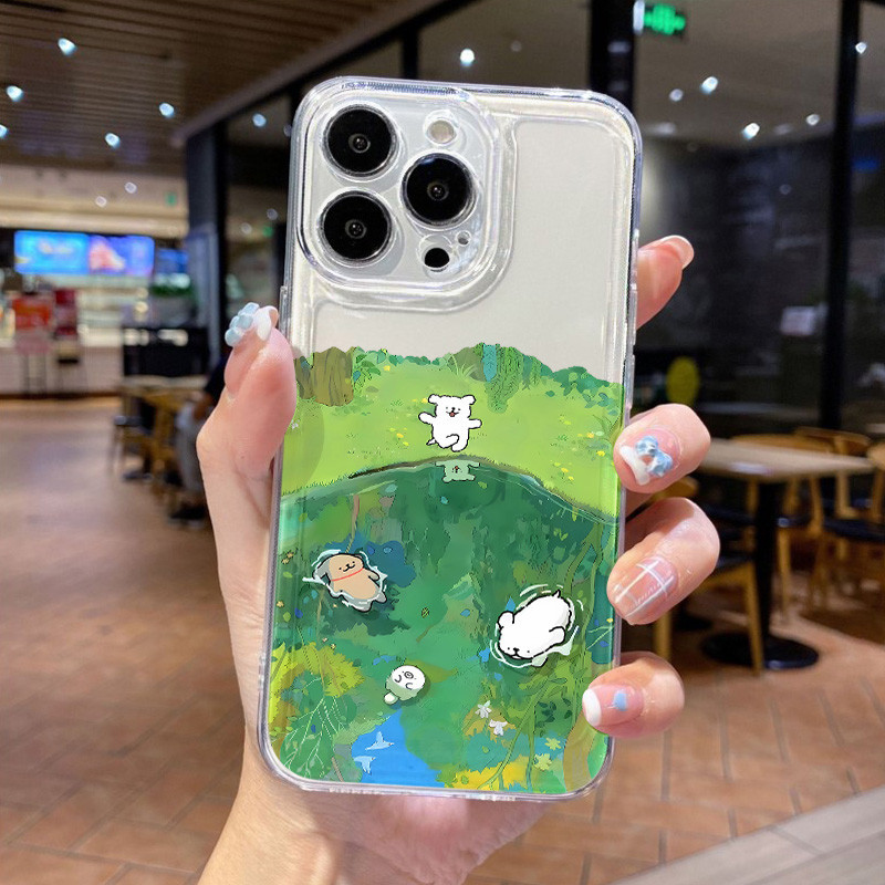 ❤️9-19บาท❤️เคสโทรศัพท์ เคส for iPhone 11 13 14 15 12 Pro Max XR 7 8 Plus XS Max เคสไอโฟน11 Space Tpu เคสขอบนุ่มบางพิเศษ ราคา ถูกที่สุด ดีลบีเคเค แกลเลอรีภาพที่ 3