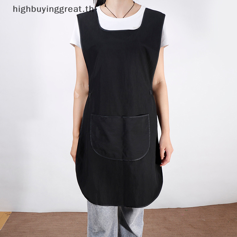 Hgth Salon Hairdressing Hair Cutg ผ้ากันเปื้อนด้านหน้า-กลับ Cape สําหรับ Hairstylist Styl Cape ร้อน