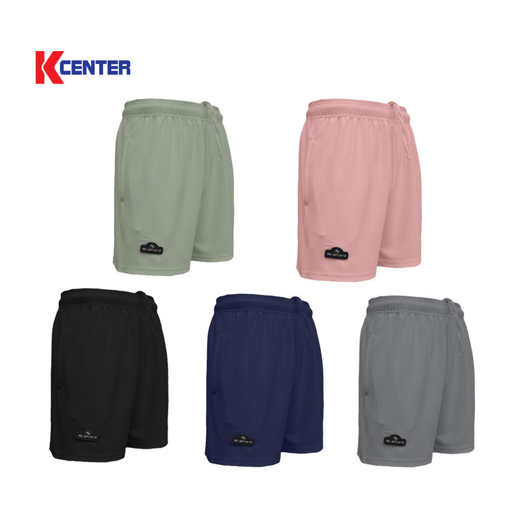 NU SPORTS (นู สปอร์ต) รุ่น NU893 กางเกงขาสั้น UNISEX ผู้ชาย-ผู้หญิง ใส่ออกกำลังกายใส่ลำลอง