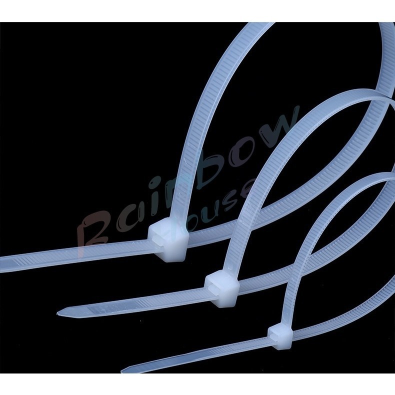 R.H. เคเบิ้ลไทร์ ถุงละ 100 เส้น เหนียว รัดแน่น self-locking nylon cord - รูปที่ 6