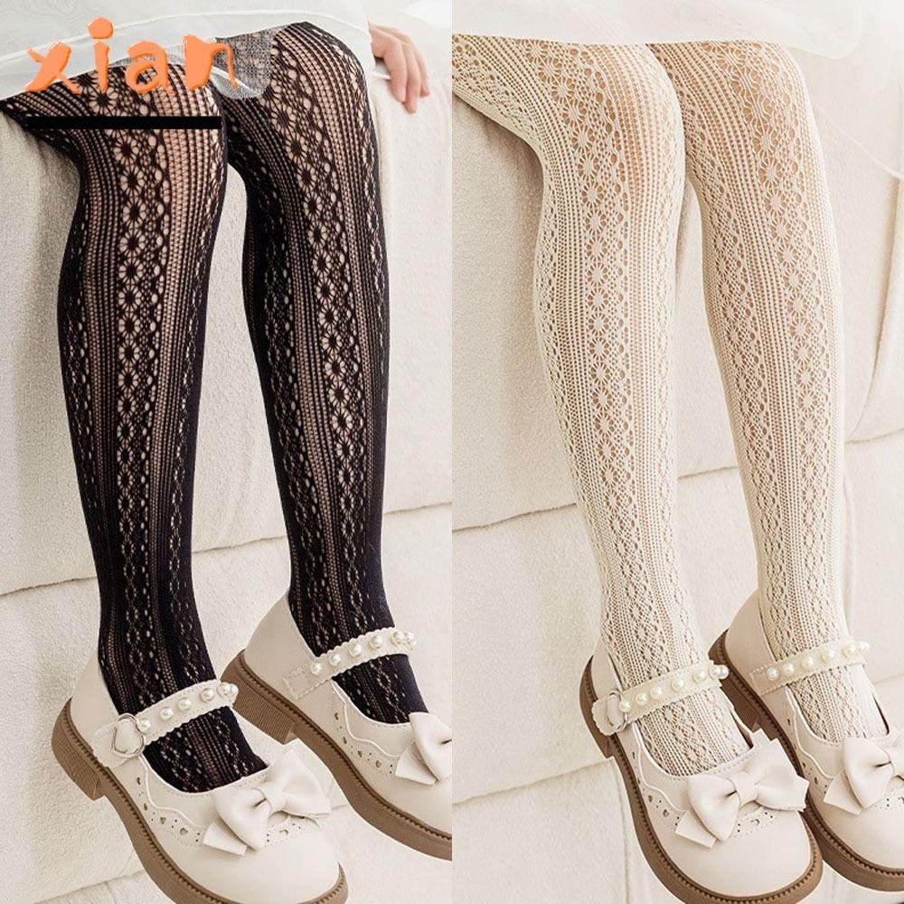 Xianen เด็กผู้หญิงถุงน่อง,แฟชั่นความยืดหยุ่นตาข่าย Pantyhose,สาวของขวัญไนลอนนุ่มร้านขายชุดชั้นในเด็ก