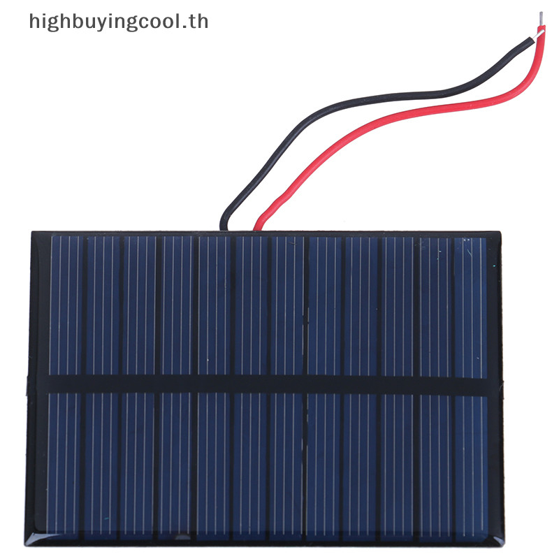 Hcth ใหม่ 6v 100ma 0.6w แผงโซลาร์เซลล์อีพ็อกซี่โซลาร์เซลล์ polycrystalline cell charger HOT
