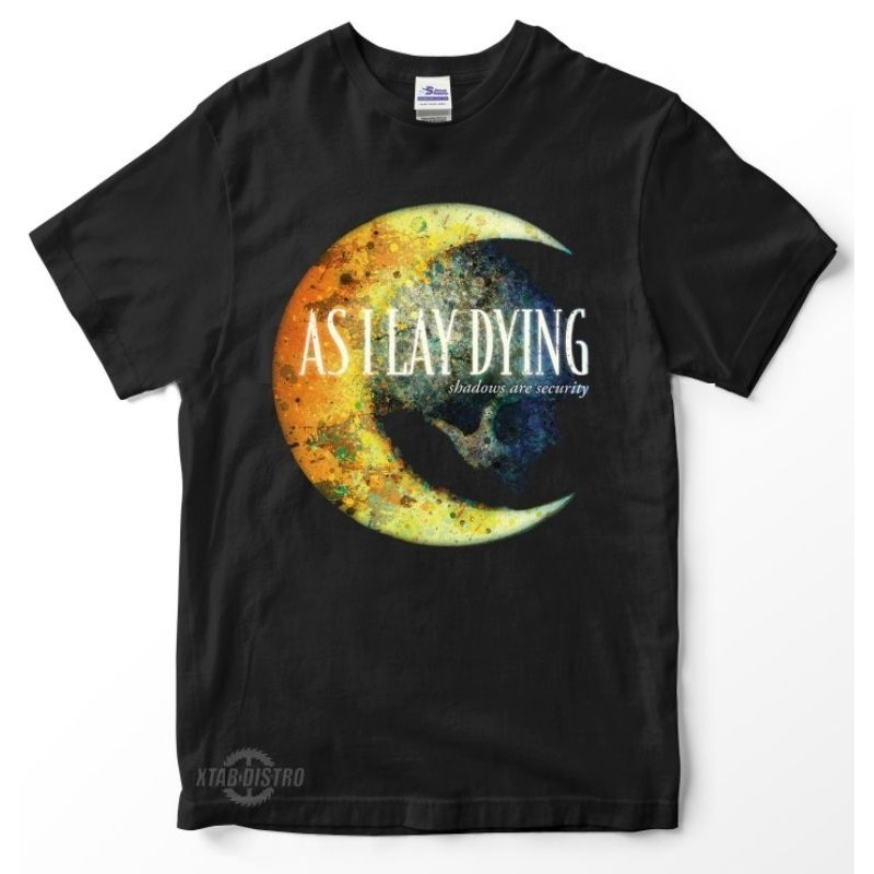 Kaos band as i lay Dying - SHADOWS ARE SECURITY เสื้อยืดโลหะ พรีเมี่ยม อย่างที่คิด