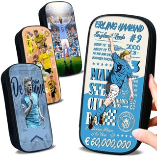 แมนซิตี้ เอฟซี กระเป๋าดินสอผ้าใบ กล่องดินสอหลายชั้น กล่องดิน…