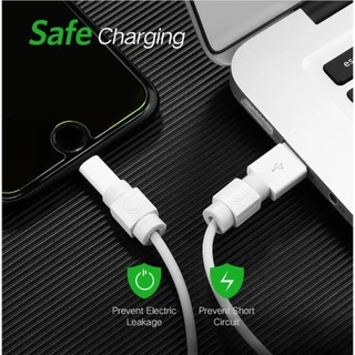 UGREEN รุ่น 40705 ตัวหุ้มสายชาร์จโทรศัทพ์ และแท็บเล็ต แพ็ค 6 ชิ้น Cable Protector, 6 Packed Lightning Cord Saver (White)