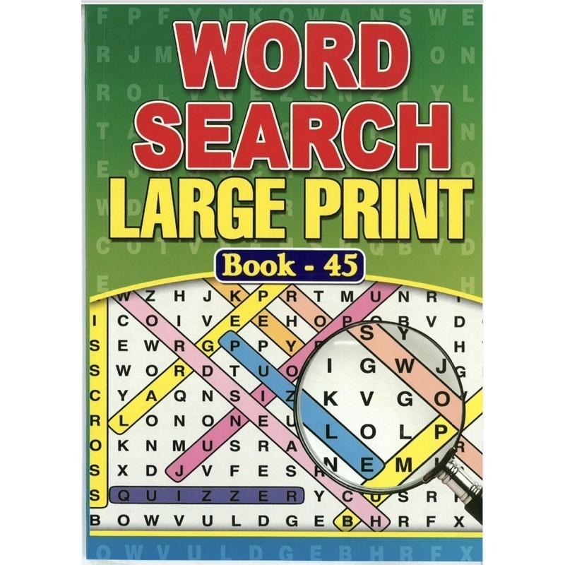 A4 size Word Search หนังสือพิมพ์ขนาดใหญ่-45, Book-46, Book-47, Book-48 Series 3015