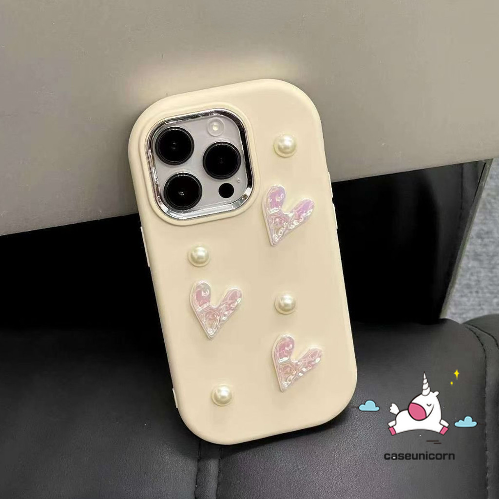 หรูหรา DIY Pearl Loving หัวใจ 3D ตุ๊กตาสําหรับ Redmi A3 12 9 13 10C 12C 9C 13C 9A 9T 10A หมายเหตุ 13 11 12 10 9 11s 10s Pro Max Poco C61 X6 X3 Pro M6 Pro M6 Pro M6 Pro M6 Pro เคสนิ่มเลนส์โลหะ
