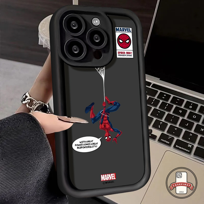 การ์ตูนสไปเดอร์แมนเท่ ๆ เคส Tpu สำหรับ Vivo Y36 Y22 Y15s Y15 Y27 Y12s Y21 Y02 Y78 Y33s Y12i Y20 Y17s Y17 Y100i