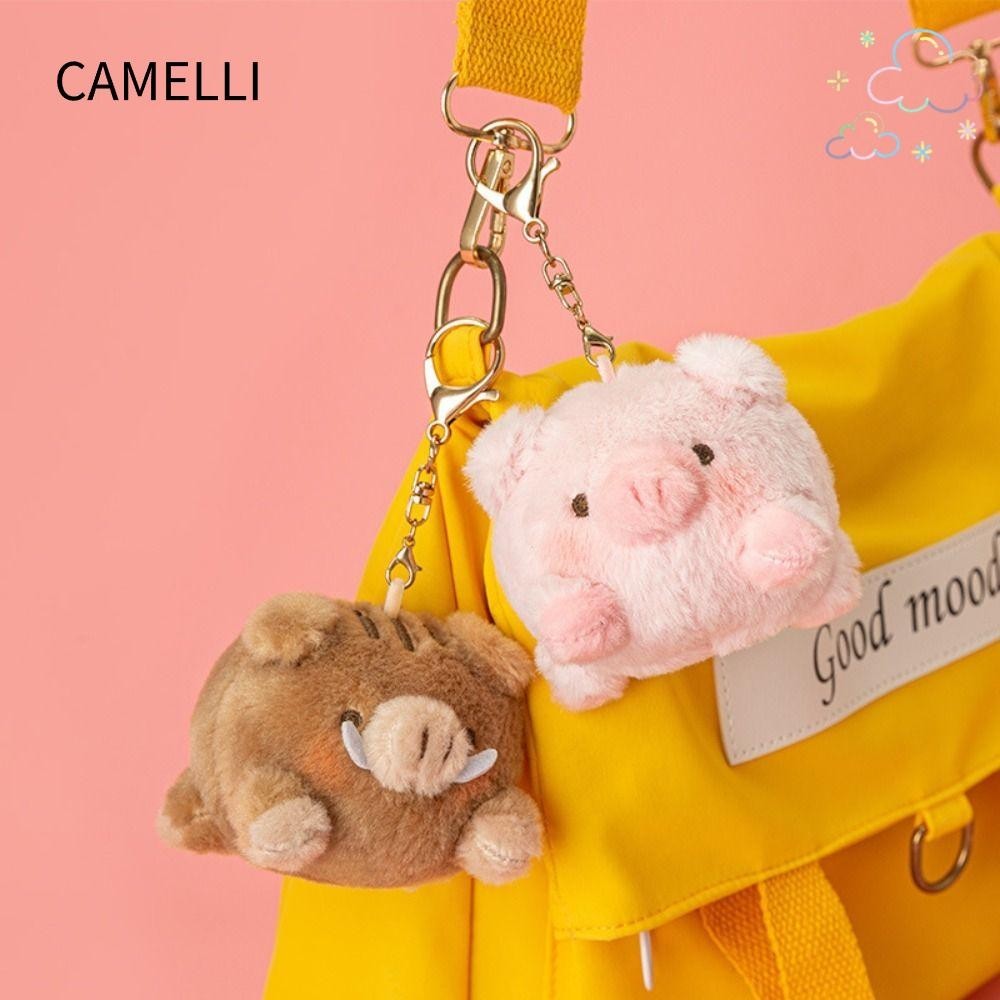 Camelli Piko PigDoll จี้, Diy แฟชั่นตุ๊กตาสัตว์พวงกุญแจ, อุปกรณ์เสริมกระเป๋า Kawaii ตกแต่งกระเป๋า