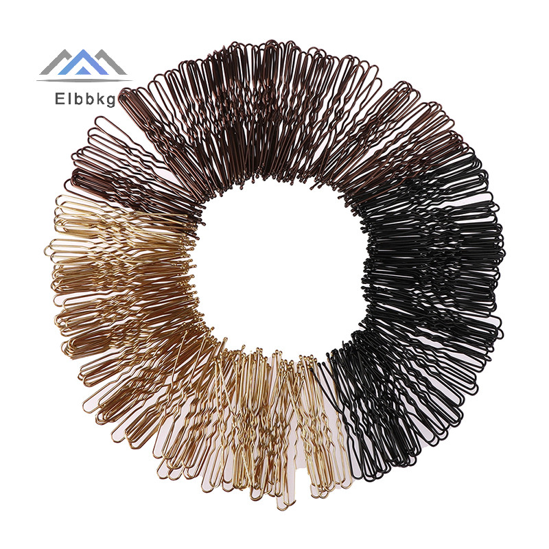 Eibbkg 50 ชิ้น/เซ็ตผม Waved U-รูป Bobby Pin Barrette Salon Grip คลิป Hairpins บนขาย
