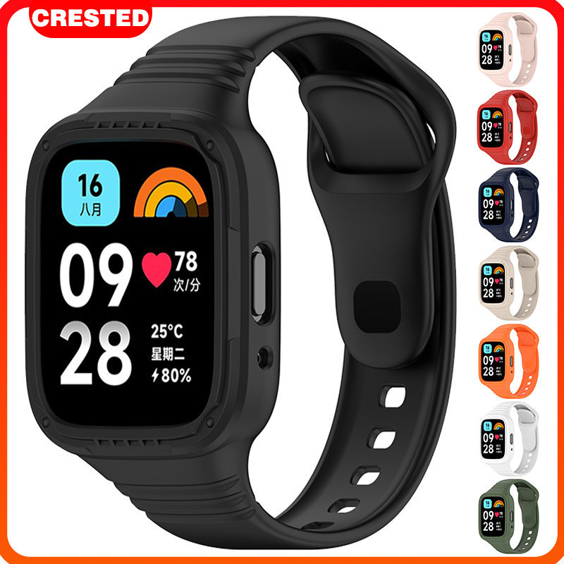 สายรัดยางซิลิโคนสำหรับ Xiaomi Redmi Watch 3 Active Mi Watch 3 Lite Smartwatch Redmi Watch 3 Active