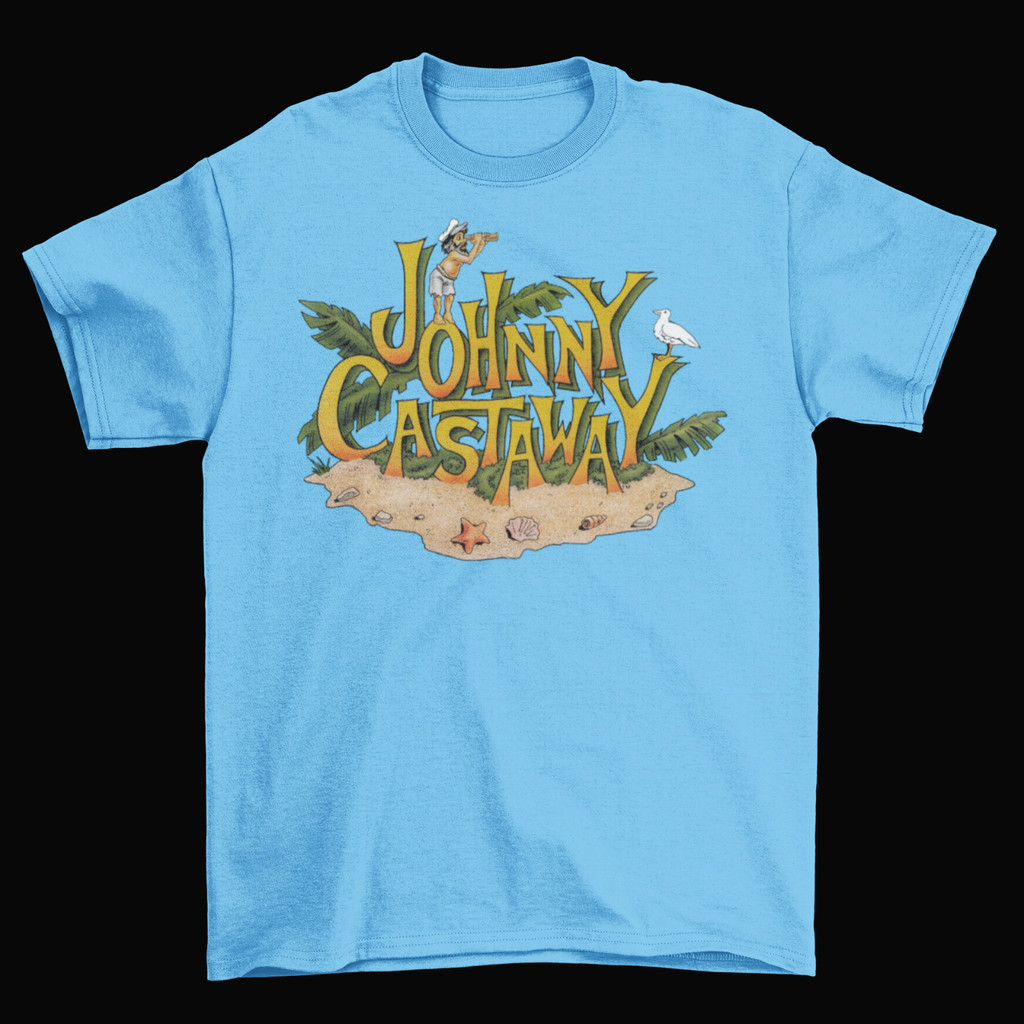 Johnny Castaway เสื้อยืด Unisex Mens Cotton Screen Saver Sierra Screen Antics ใหม่