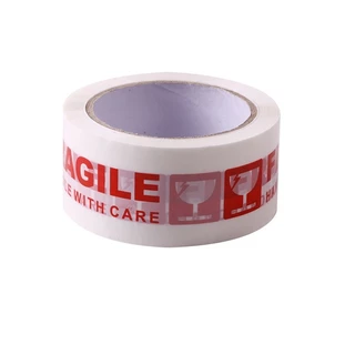 เทประวังแตก เทปกาว สำหรับบรรจุภัณฑ์ด่วนและอื่น ๆ TR Tape กว้าง 4.5cm 100 หลา