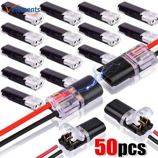 10 / 20 / 30 / 50 Chiếc 2 Pin Cách Cắm Xe Chống Thấm Nước Kết Nối Điện Dây Cáp Ô Tô Đầu Nối Điện Dây Cáp