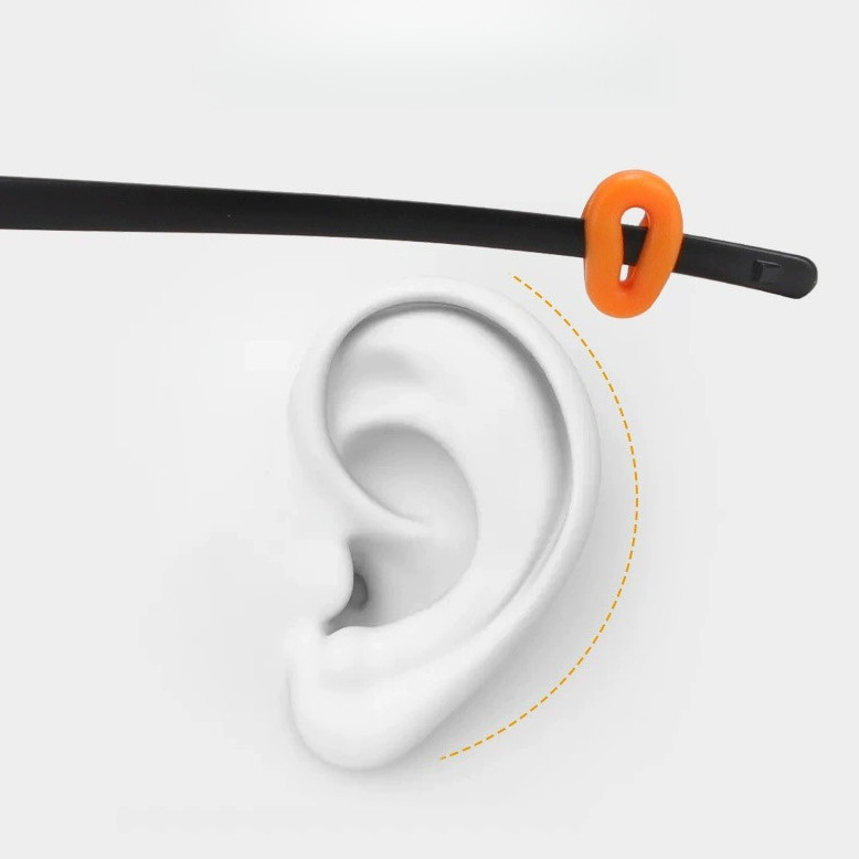 12 สี/1 คู่/รอบหยดน้ําซิลิโคนแว่นตา Anti-Slip หูตะขอหูหูฝาครอบวัดกีฬาหูคลิป/แว่นตาอุปกรณ์เสริม - รูปที่ 5