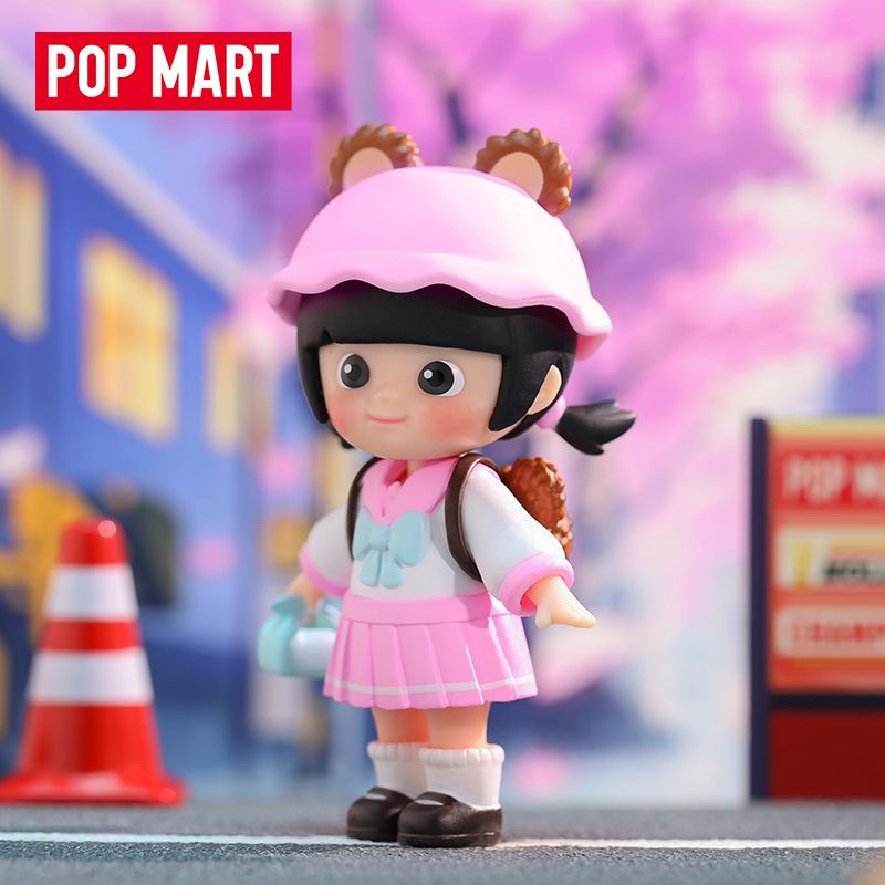 ของแท้ POPMART Sister Head Variety ตู้เสื้อผ้า Series Mystery Box อินเทรนด์รูปสาวของขวัญ
