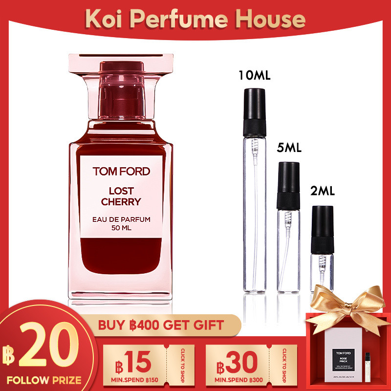 【 จัดส่งที่รวดเร็ว】Tom Ford Lost Cherry EDP 2ml/5ml/10ml น้ําหอม unisex น้ําหอมแท้แบ่งขาย น้ำหอมเชอร์รี่