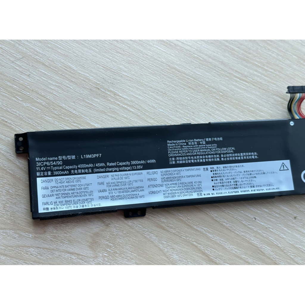 L19L3PF3 L19M3PF7 L19D3PF4 11.4V 45WH/4000mAh แบตเตอรี่แล็ปท็อป For Lenovo Ideapad Creator 5-15IMH05