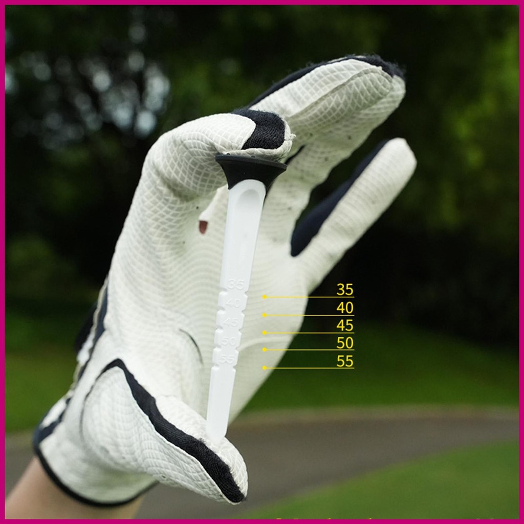 Tees สําหรับกอล์ฟ 12X กอล์ฟด้านหน้า Tees กอล์ฟอุปกรณ์เสริม Less Friction Golf Tees ความสูงปรับ Golf 
