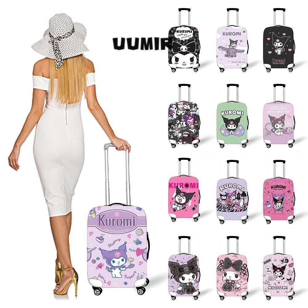 UUMIR ผ้าคลุมกระเป๋าเดินทาง,ยืดหยุ่นป้องกันรอยขีดข่วนกระเป๋าเดินทางฝาครอบป้องกัน