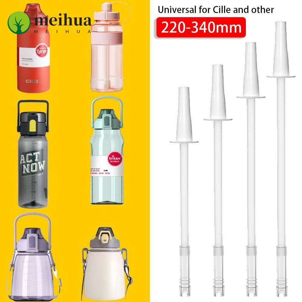 Meihua 1 ชิ้นหลอดขวด,ที่ถอดออกได้นํากลับมาใช้ใหม่ 22-34 ซม.ถ้วยฟาง,Universal Big Belly ถ้วยดื่มโดยตรงถ้วยซิลิโคนถ้วยอุปกรณ์เสริมสําหรับ Cille และอื่นๆ