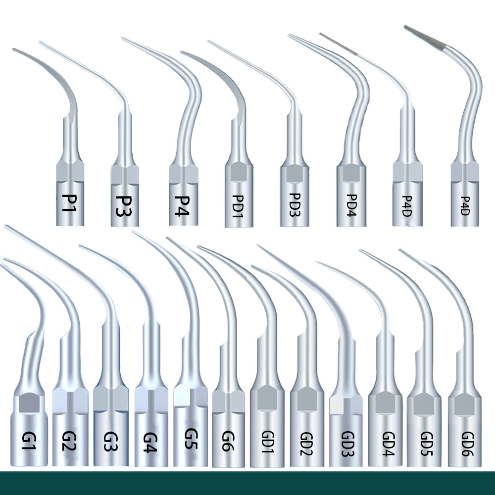 5pcs ทันตกรรม Ultrasonic Scaler Tip Scaling Tip Periodostics Endodontics Fit EMS นกหัวขวาน SATELEC DTE NSK