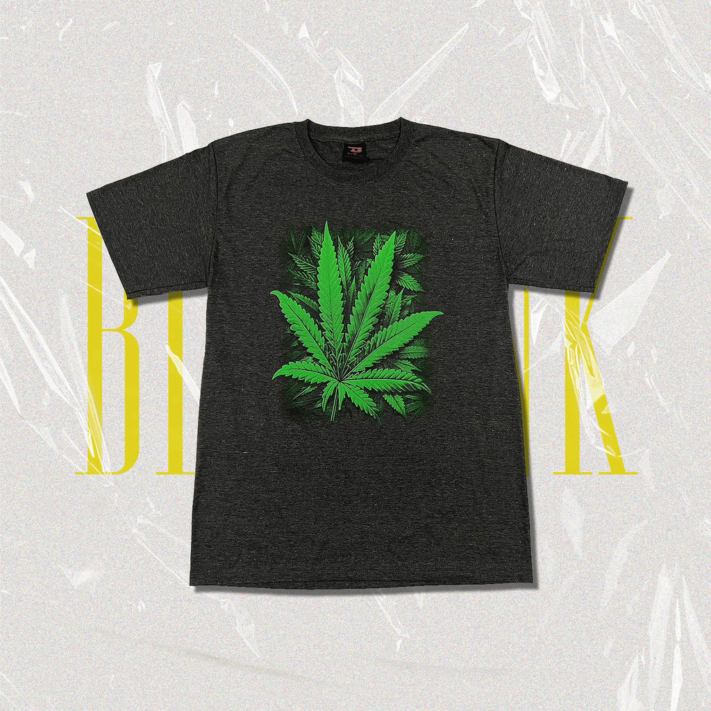 👕🎁🍒 เสื้อยืดลายกัญชา 420 weed bong BS-004S-5XL