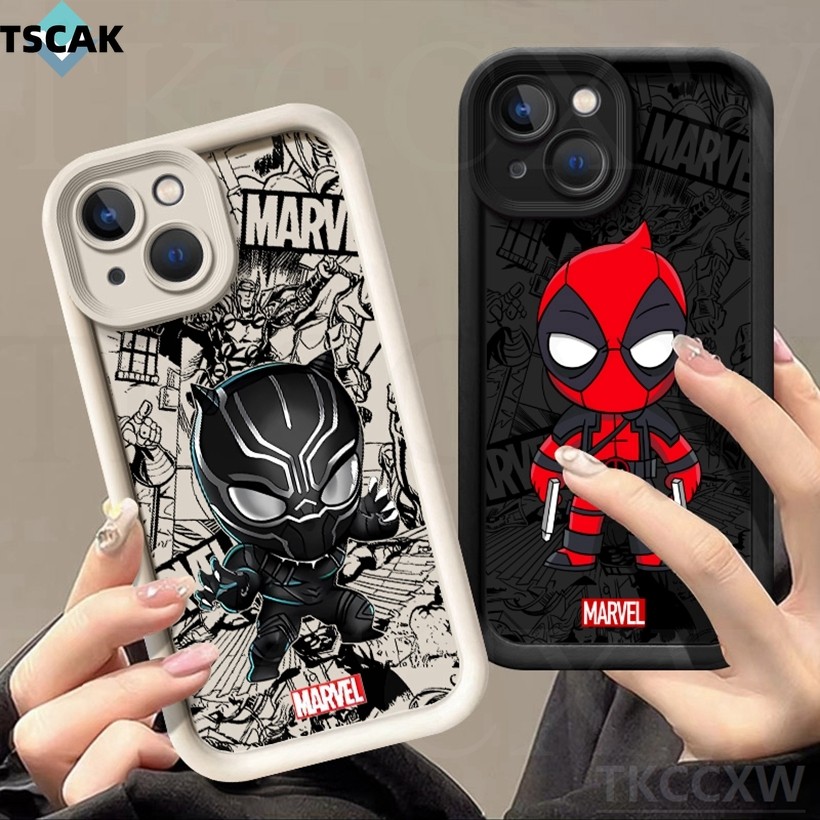 สําหรับ Moto G22 G30 G20 G10 G14 G04 G24 G53 G34 E13 แนวโน้มยี่ห้อ Cool Marvel Deadpool ซิลิโคนอะนิเมะการ์ตูนนุ่มเคสโทรศัพท์